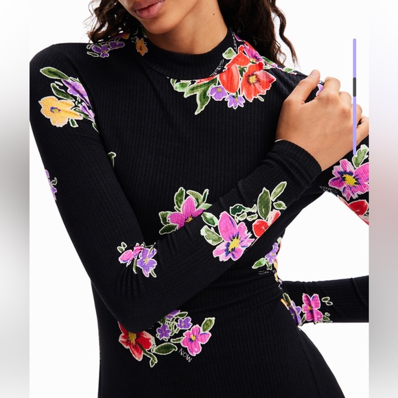 NWT Desigual Petony Skater Dress XL - Picture 3 of 12